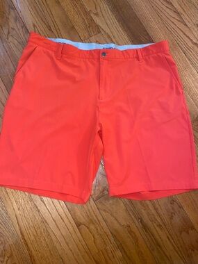 adidas Orange Athletic Shorts